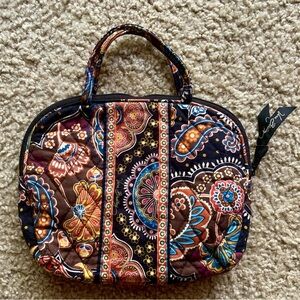 NWOT Vera Bradley Cosmetic Travel Bag in Kensington Brown